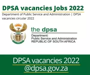 DPSA vacancies November 2022 @dpsa.gov.za